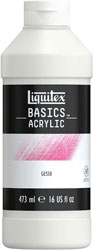 A bottle of Liquitext Acrylic Gesso - Basics