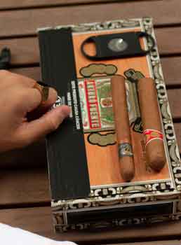 Cardboard cigar box