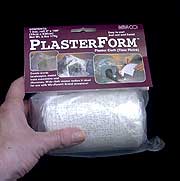 plaster gauze for art shrines - packaged