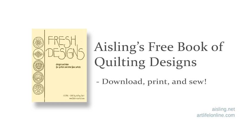 Free quilting book