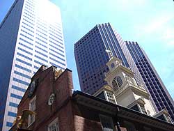 I love the contrasts in downtown Boston!