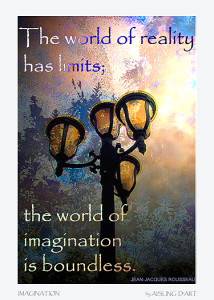 Imagination ATC by Aisling D'Art