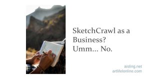 Is SketchCrawl a business? Is the domain owner confused?