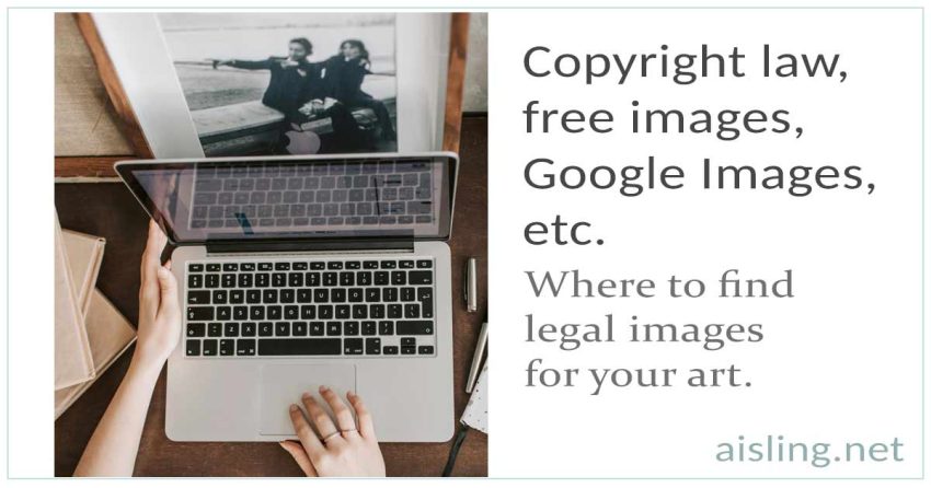 Copyright and legal images for use in art