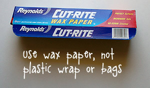 Photo of wax paper.