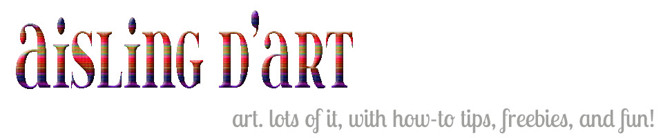 Aisling d'Art - art website - header image