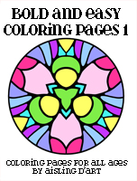 Bold and Easy Coloring Pages book 1