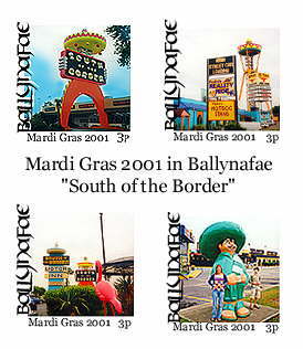 Mardi Gras stamps - Ballynafae