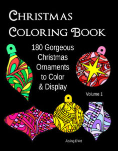 Christmas coloring book ornaments - vol 1
