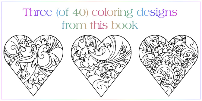 Hearts 4 - three drawings
