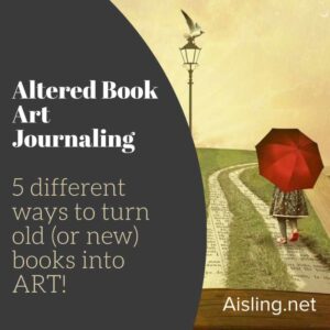 Aletered book art journaling