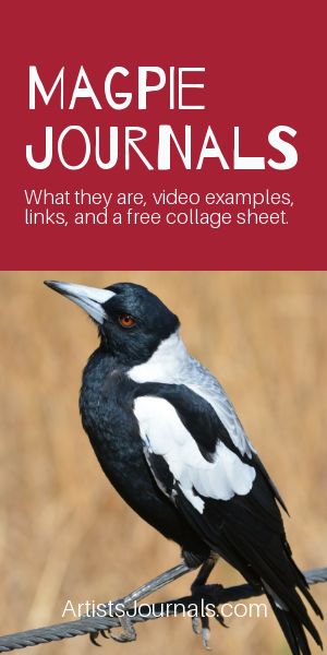 Magpie Journals - videos, how-to, free clipart