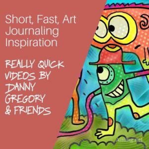 Short, fast art journaling videos