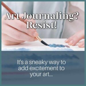 Art Journaling with Resist