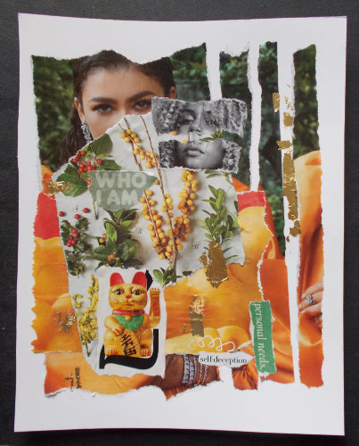 Torn-Paper Collage – Authenticity in a Time of Challenge
