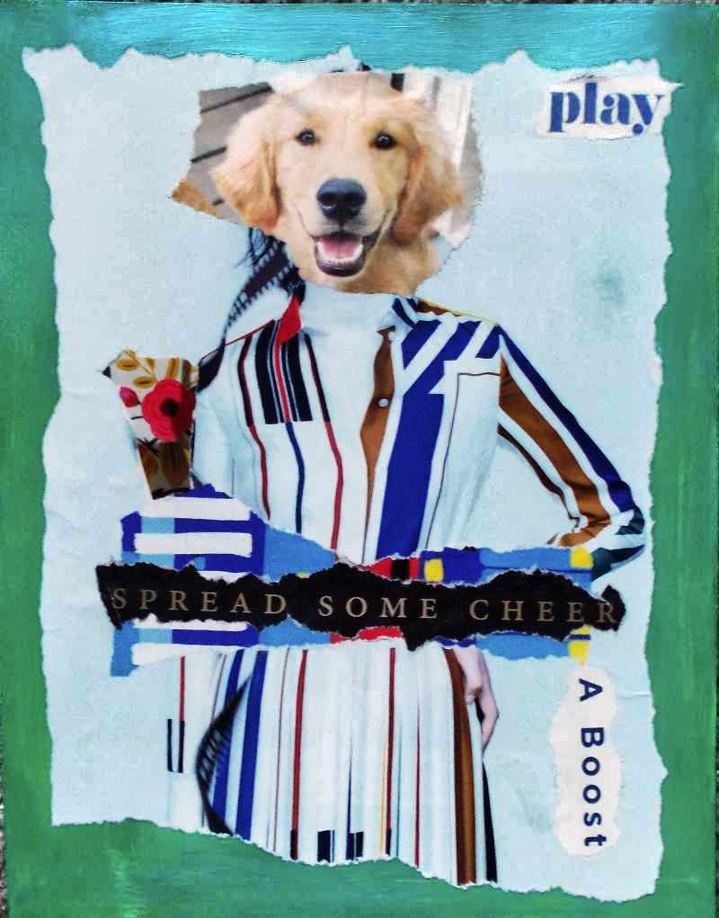 Play… with Elegance – Torn-Paper Collage