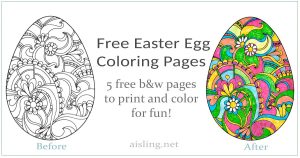 free Easter coloring pages to download