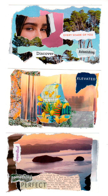 Mailart postcards by Aisling D'Art, 2023 set 2