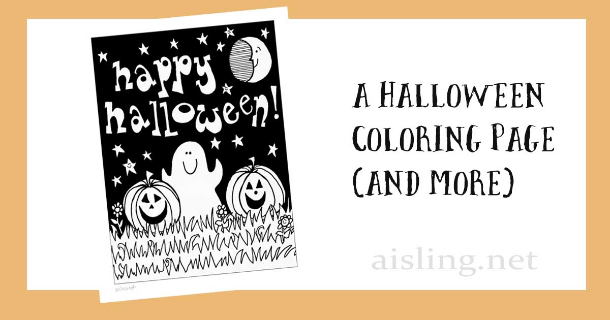 Free Halloween 2024 coloring page