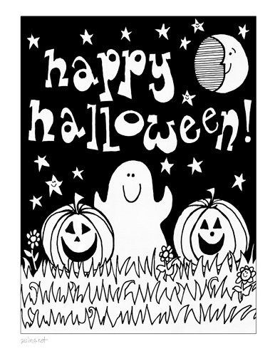 Halloween 2024 - free coloring page to download and print