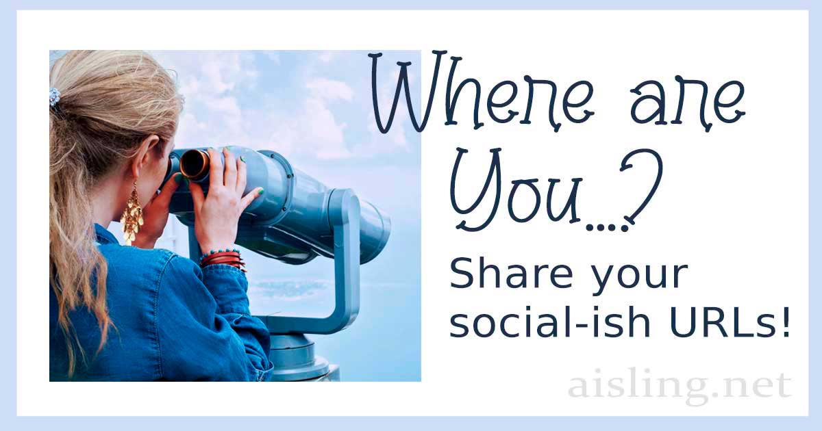 Where are you on social media?